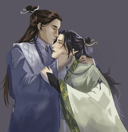 halfbody x2 characters full